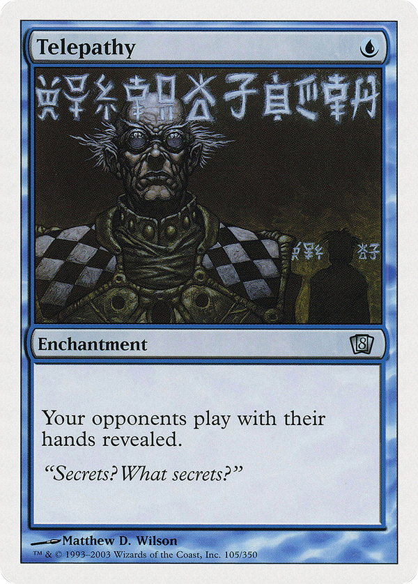 Telepathy (8ED-105) - 8th Edition Foil