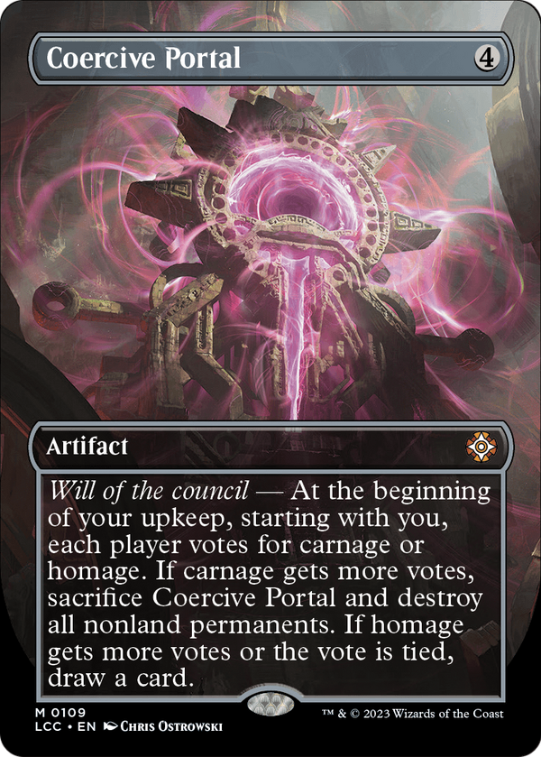 Coercive Portal (Borderless) (LCC-109) - The Lost Caverns of Ixalan Commander
