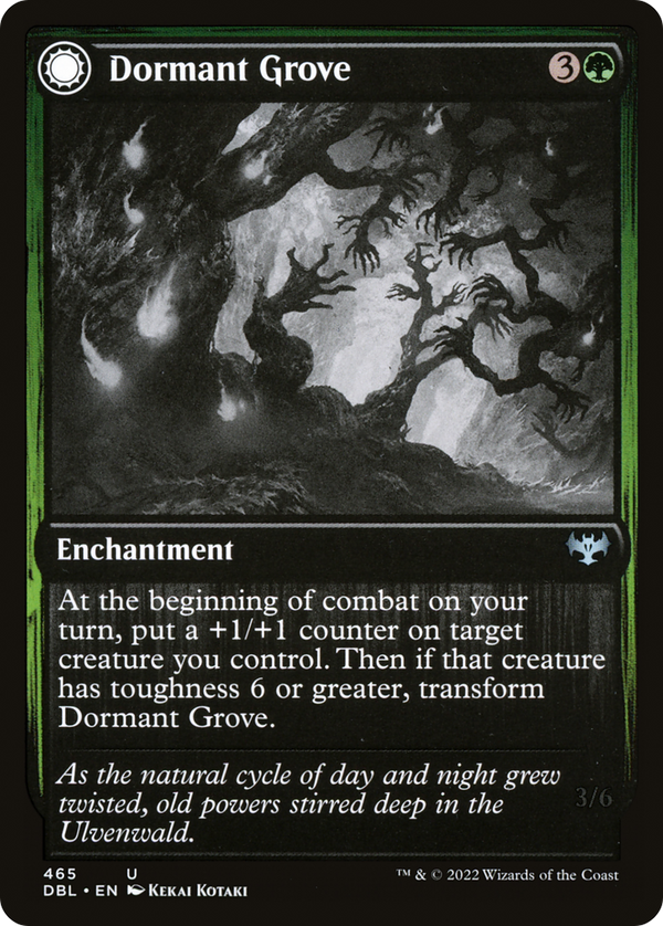 Dormant Grove (DBL-465) - Innistrad: Double Feature: (Double Faced Transform) Foil