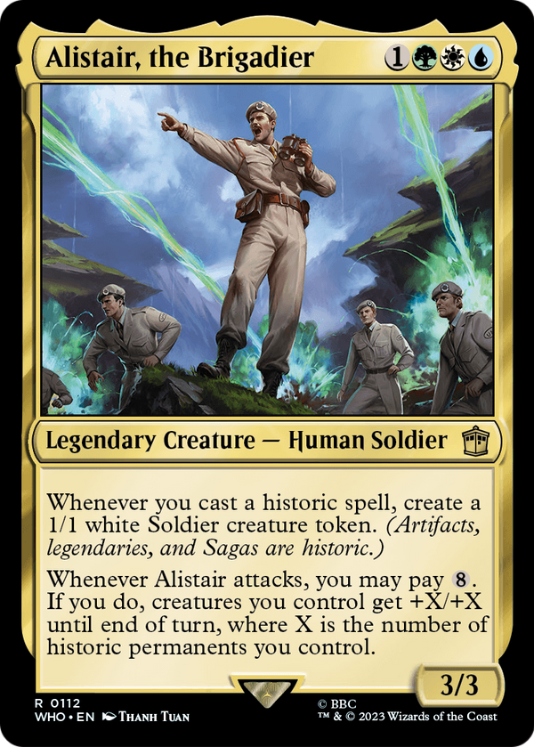 Alistair, the Brigadier (WHO-112) - Doctor Who
