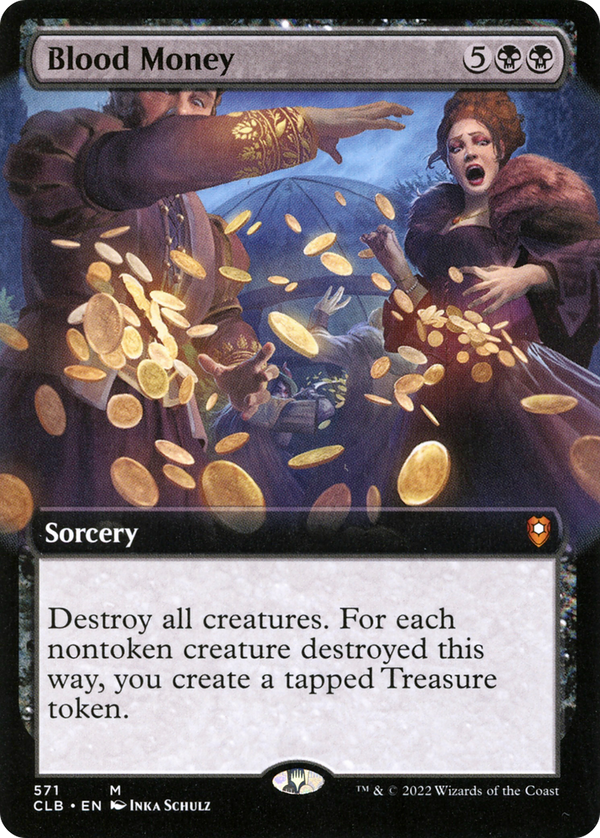 Blood Money (Extended Art) (CLB-571) - Commander Legends: Battle for Baldur's Gate: (Extended Art)