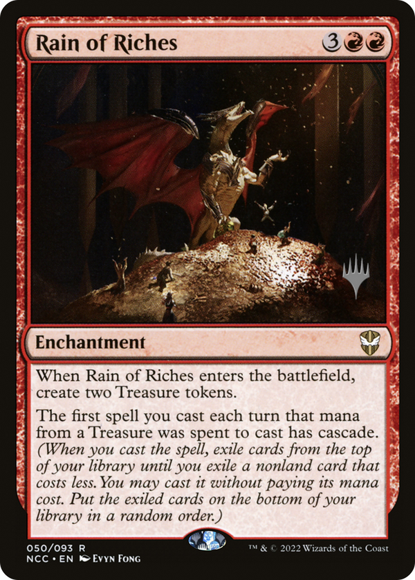 Rain of Riches (PPSNC-050) - New Capenna Commander Promos Foil