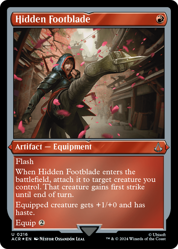 Hidden Footblade (Foil Etched) (ACR-216) - Assassin's Creed Foil