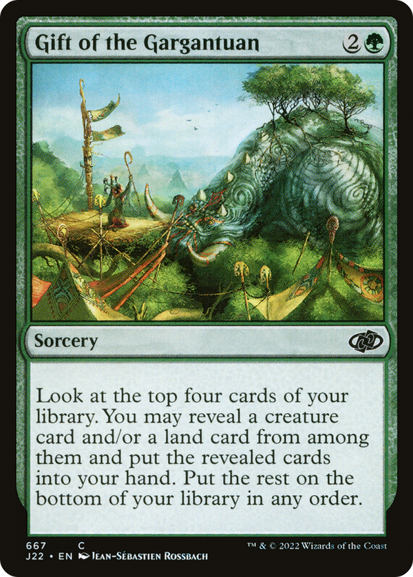 Gift of the Gargantuan (J22-667) - Jumpstart 2022