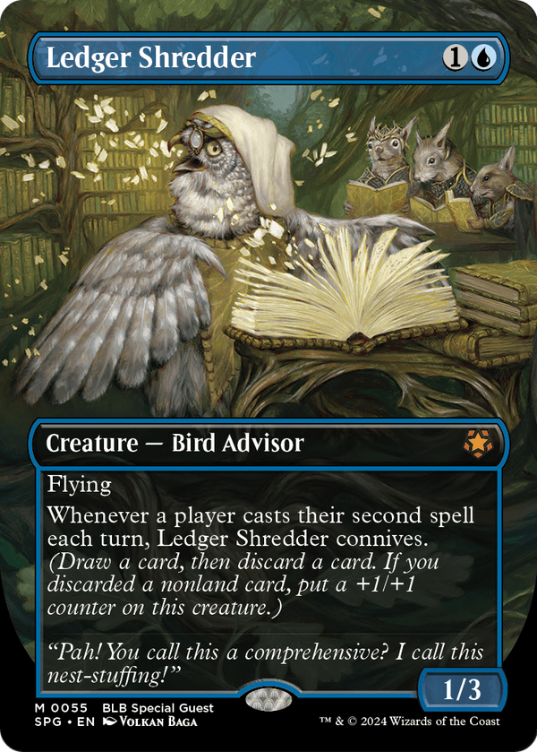 Ledger Shredder (Borderless) (SPG-055) - Special Guests Foil