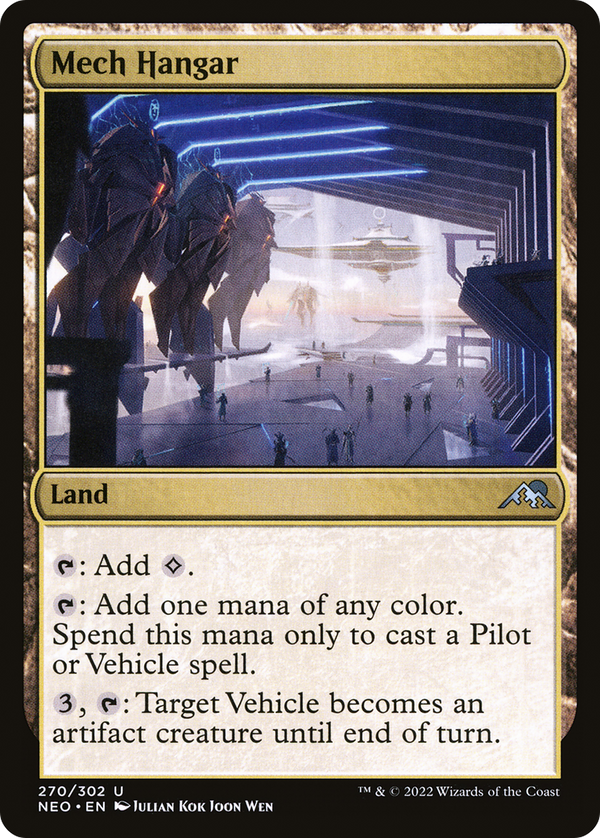 Mech Hangar (NEO-270) - Kamigawa: Neon Dynasty