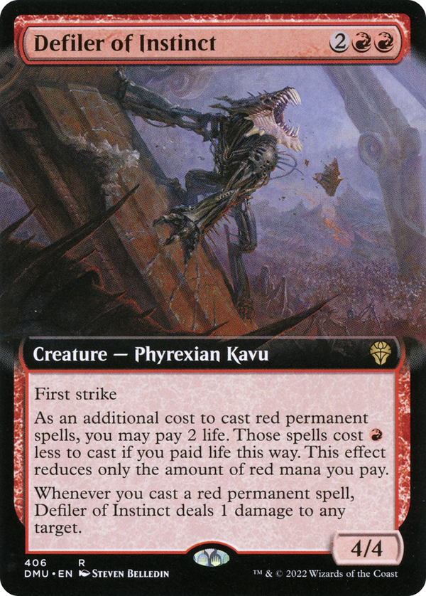 Defiler of Instinct (Extended Art) (DMU-406) - Dominaria United: (Extended Art)