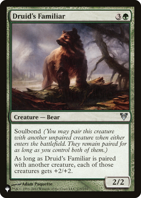 Druid's Familiar (LIST-AVR-175) - The List