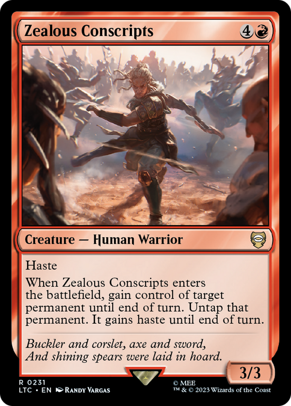 Zealous Conscripts (LTC-231) - Tales of Middle-earth Commander