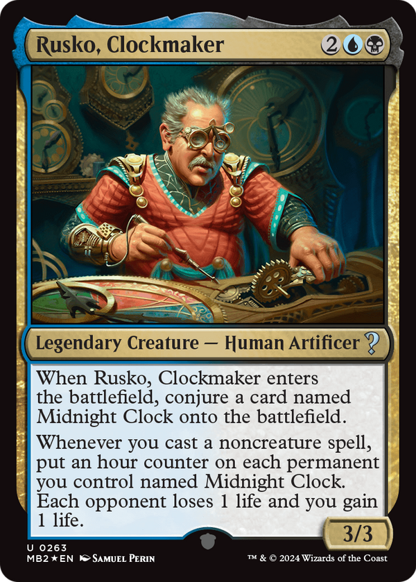 Rusko, Clockmaker (MB2-263) - Mystery Booster 2 Foil
