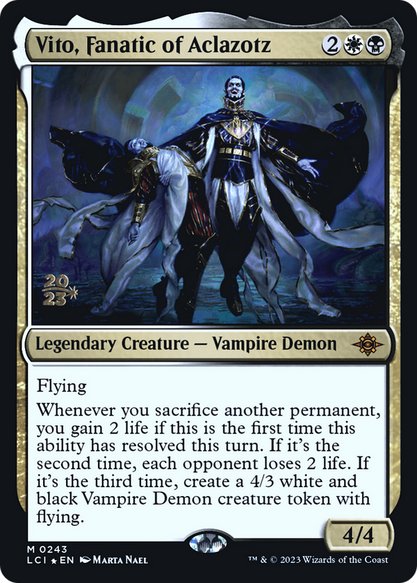 Vito, Fanatic of Aclazotz (PRE-243) - The Lost Caverns of Ixalan Promos Foil