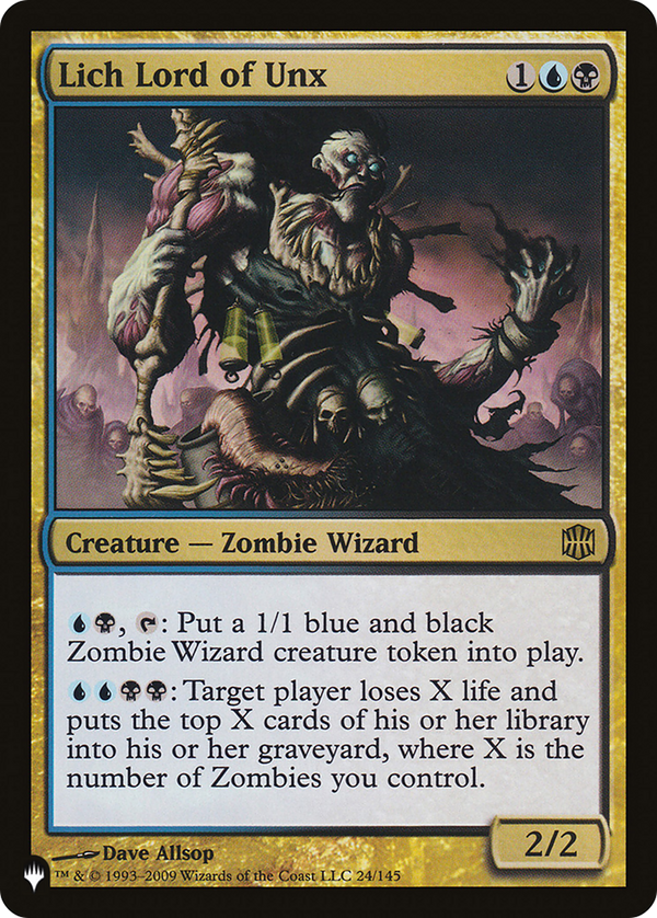 Lich Lord of Unx (LIST-ARB-24) - The List