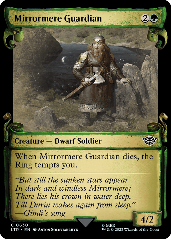 Mirrormere Guardian (Showcase Scrolls) (LTR-630) - The Lord of the Rings: Tales of Middle-earth: (Showcase)