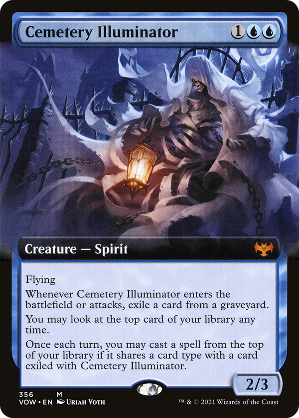 Cemetery Illuminator (Extended Art) (VOW-356) - Innistrad: Crimson Vow: (Extended Art)