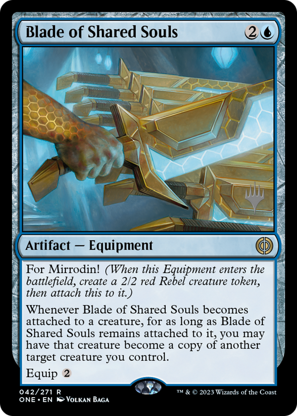 Blade of Shared Souls (PPONE-042) - Phyrexia: All Will Be One Promos