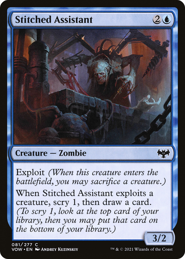 Stitched Assistant (VOW-081) - Innistrad: Crimson Vow