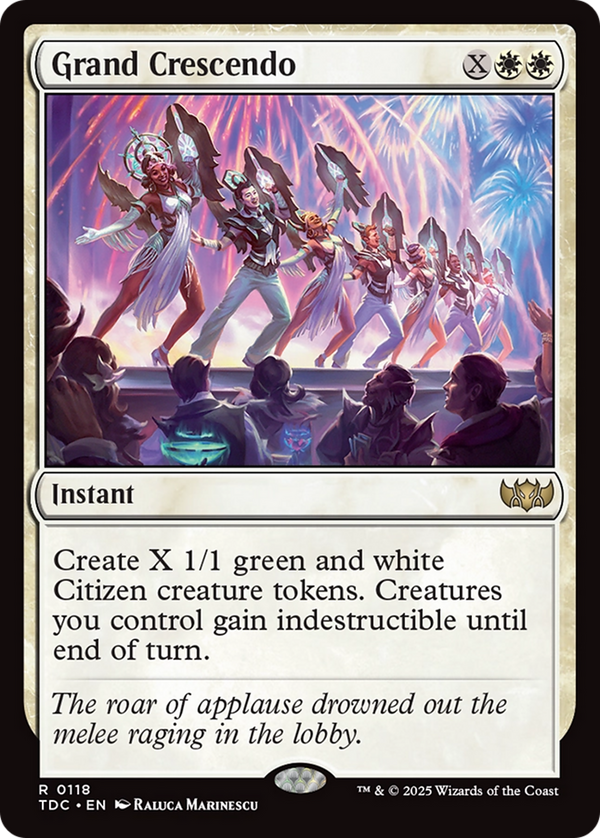 Grand Crescendo (TDC-118) - Commander: Tarkir: Dragonstorm