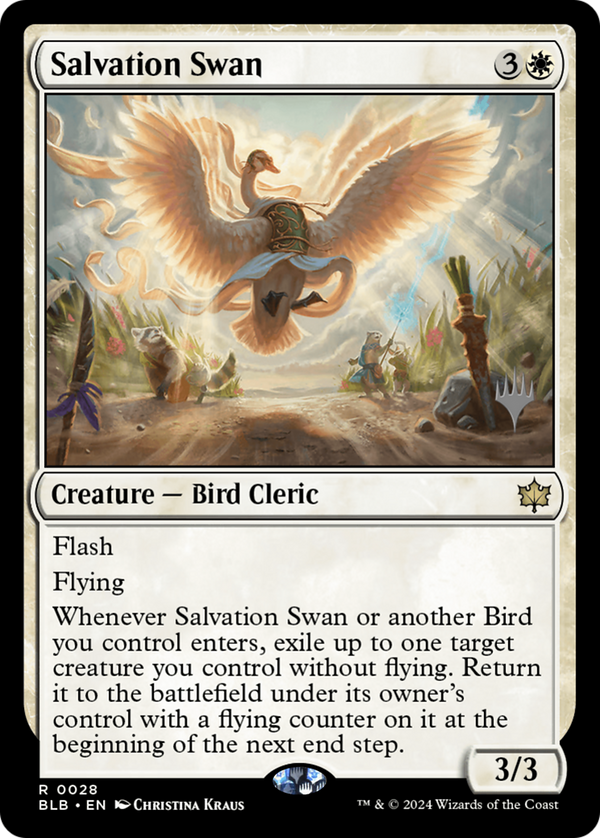 Salvation Swan (PPBLB-028) - Bloomburrow Promos