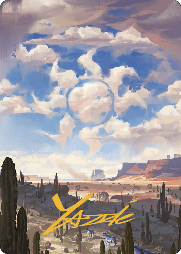Plains // Plains (AOTJ-036) - Outlaws of Thunder Junction Art Series (Borderless) Foil