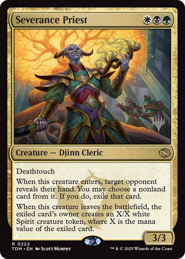 Severance Priest (PPTDM-222) - Promo Pack: Tarkir: Dragonstorm