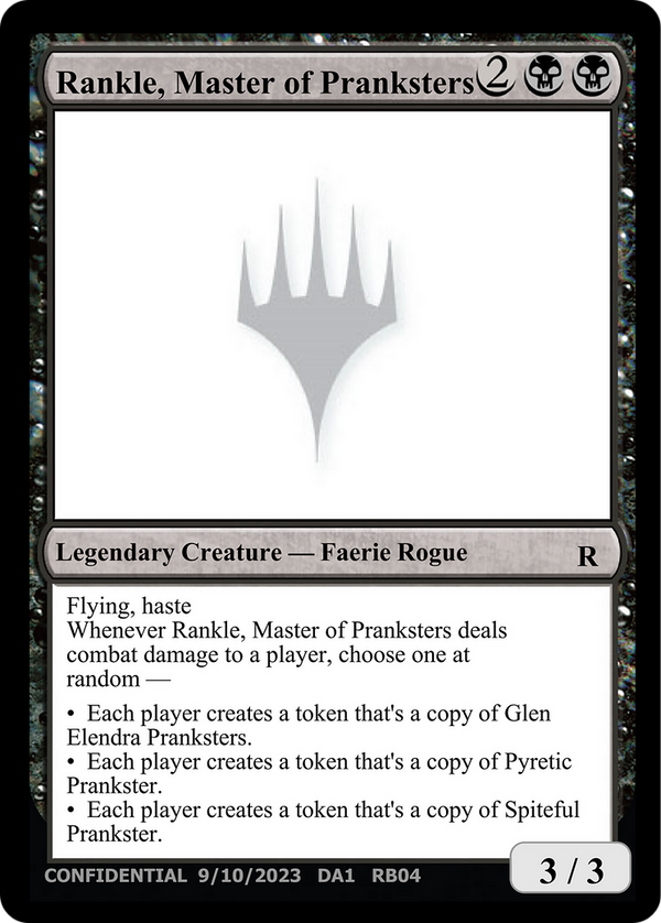 Rankle, Master of Pranksters (UNK-RB04E) - Unknown Event