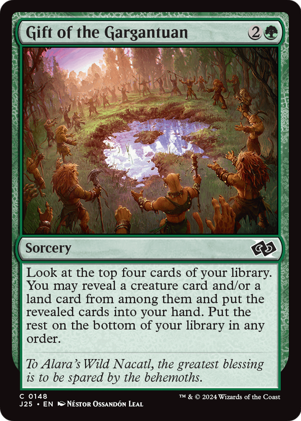 Gift of the Gargantuan (J25-148) - Foundations Jumpstart