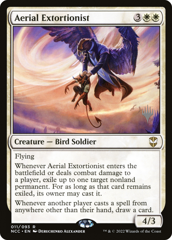 Aerial Extortionist (PPSNC-011) - New Capenna Commander Promos Foil