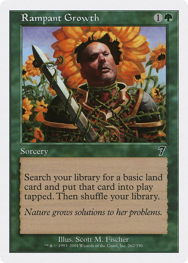 Rampant Growth (7ED-262) - 7th Edition Foil