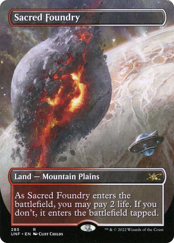 Sacred Foundry (Borderless) (UNF-285) - Unfinity