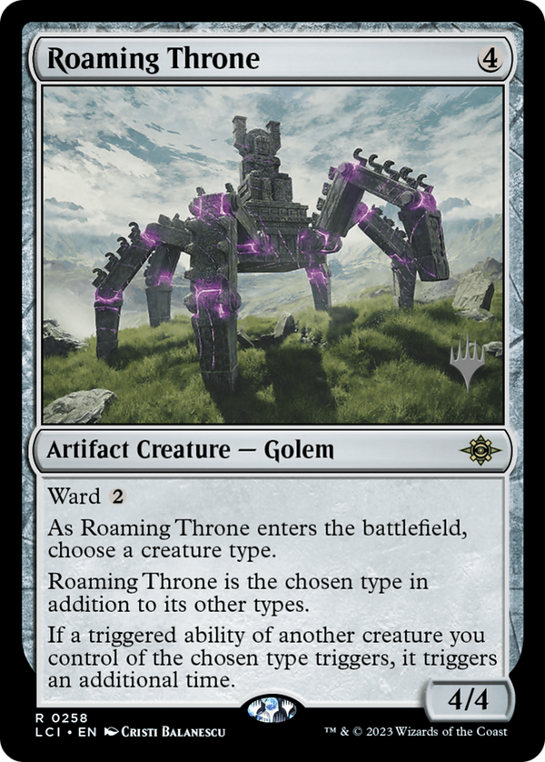Roaming Throne (PPLCI-258) - The Lost Caverns of Ixalan Promos Foil