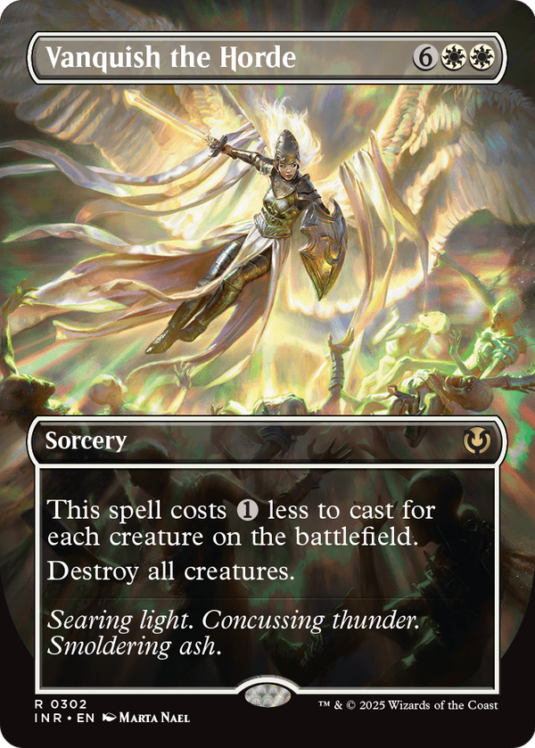 Vanquish the Horde (Borderless) (INR-302) - Innistrad Remastered Foil