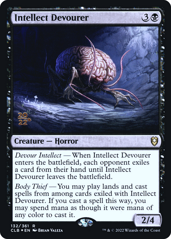 Intellect Devourer (PRE-132) - Battle for Baldur's Gate Promos Foil