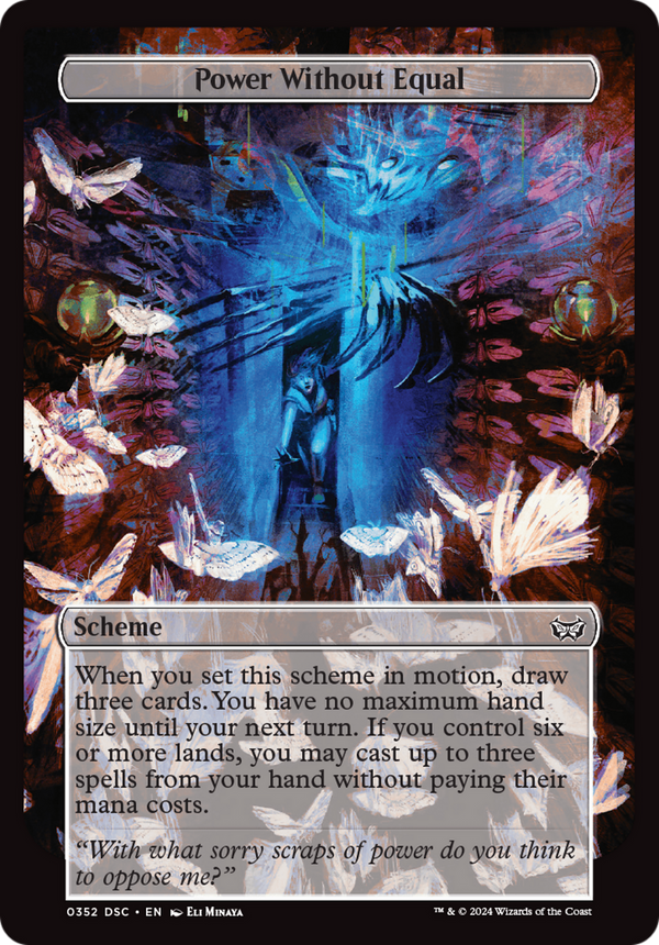 Power Without Equal (Full Art) (A:DSC-352) - Duskmourn: House of Horror Commander