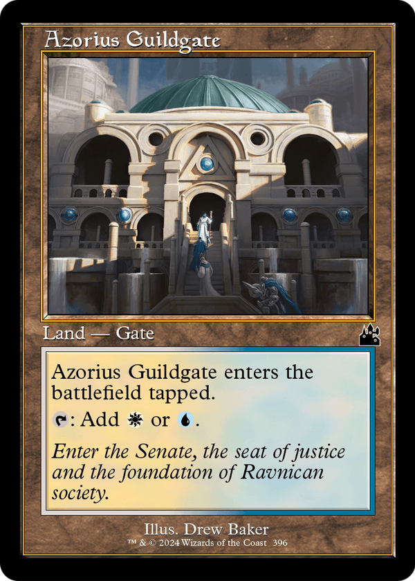 Azorius Guildgate (Retro Frame) (RVR-396) - Ravnica Remastered