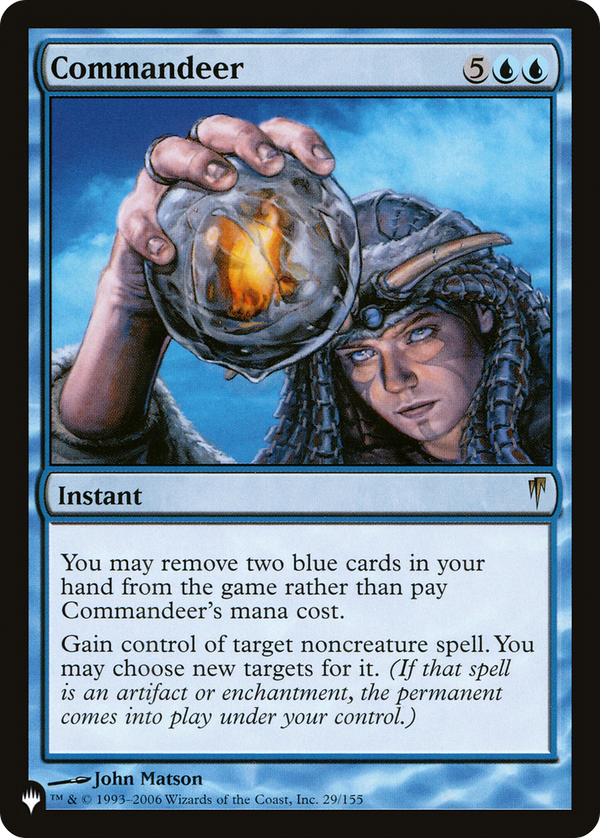 Commandeer (LIST-CSP-29) - The List