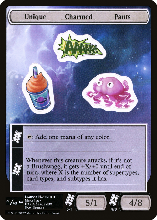 Unique Charmed Pants (UNF-038) - Unfinity Sticker Sheets