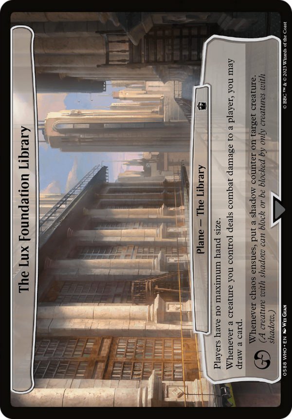 The Lux Foundation Library (WHO-588) - Doctor Who