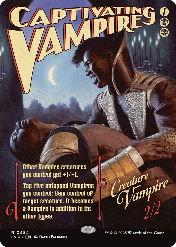 Captivating Vampire (Showcase) (INR-484) - Innistrad Remastered: (Showcase) (Borderless)