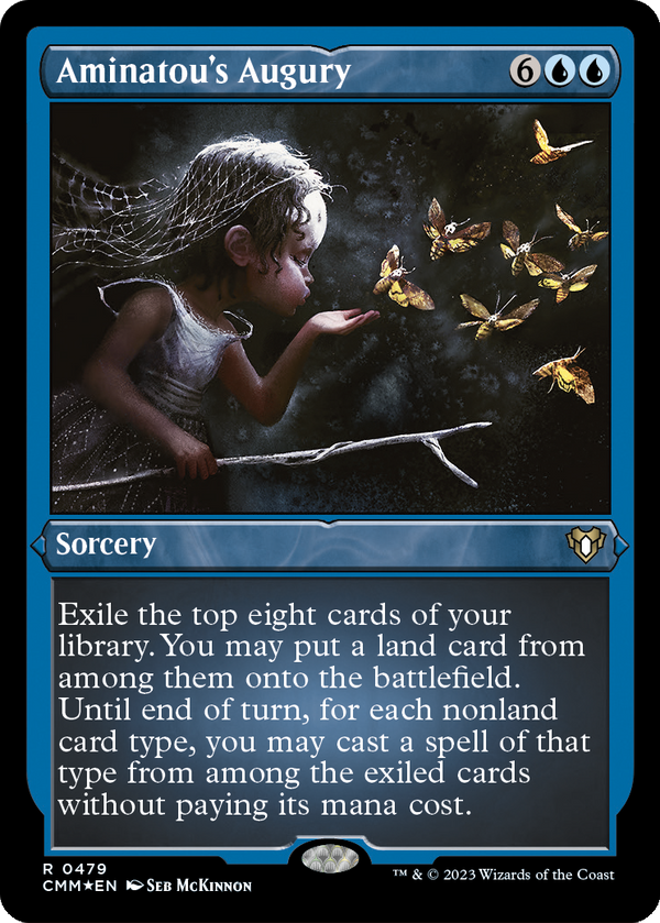Aminatou's Augury (Foil Etched) (CMM-479) - Commander Masters Foil