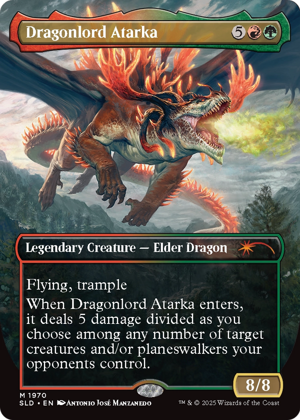 Dragonlord Atarka // Dragonlord Atarka (SLD-1970) - Secret Lair Drop (Borderless)