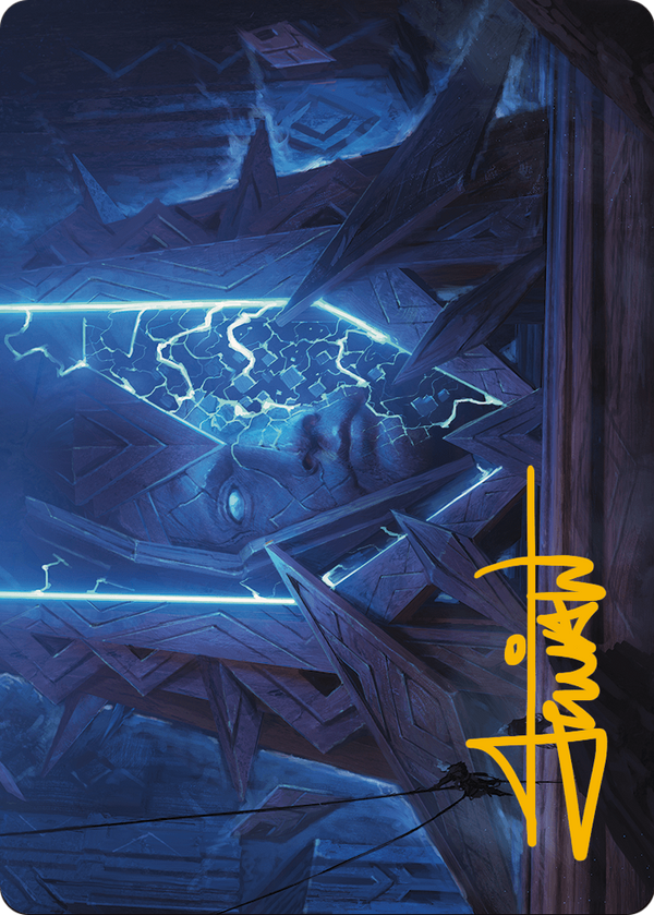Stone Idol Generator // Stone Idol Generator (AMH3-035) - Modern Horizons 3 Art Series (Borderless) Foil