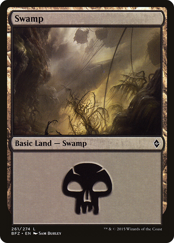 Swamp (261) (BFZ-261) - Battle for Zendikar