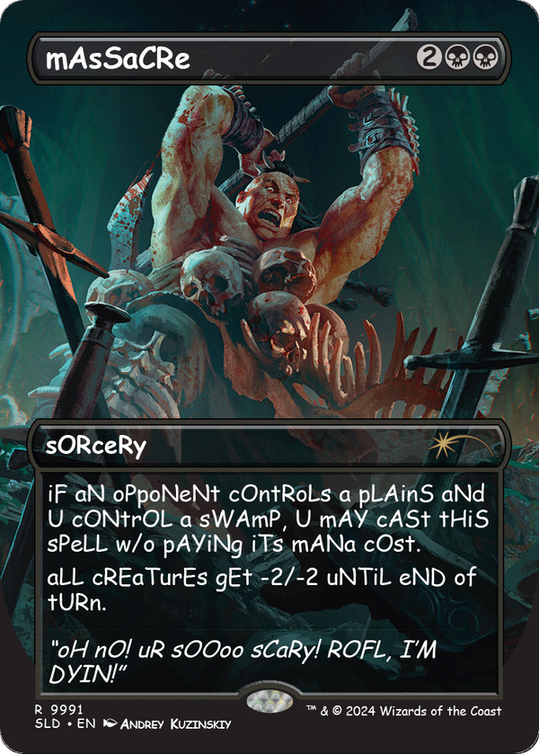 mAsSaCRe (SLD-9991) - Secret Lair Drop (Borderless)