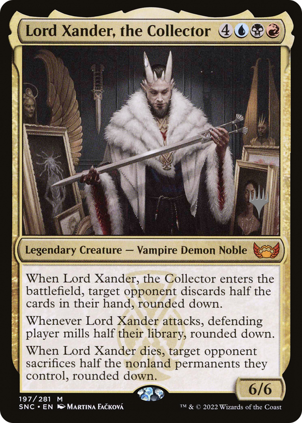 Lord Xander, the Collector (PPSNC-197) - Streets of New Capenna Promos Foil