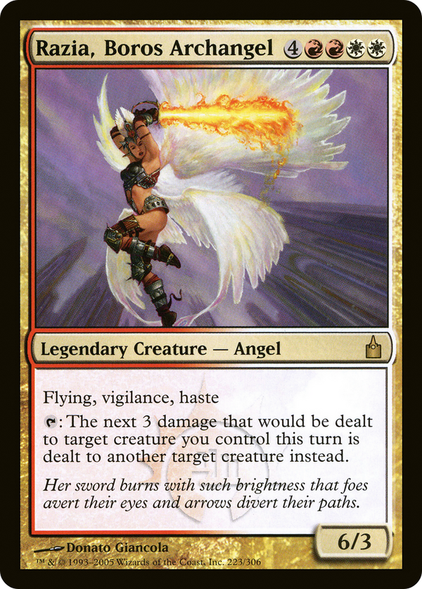 Razia, Boros Archangel (RAV-223) - Ravnica: City of Guilds