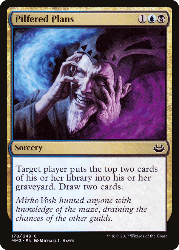 Pilfered Plans (MM3-178) - Modern Masters 2017