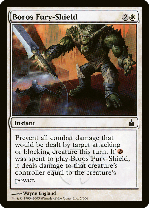 Boros Fury-Shield (RAV-005) - Ravnica: City of Guilds Foil