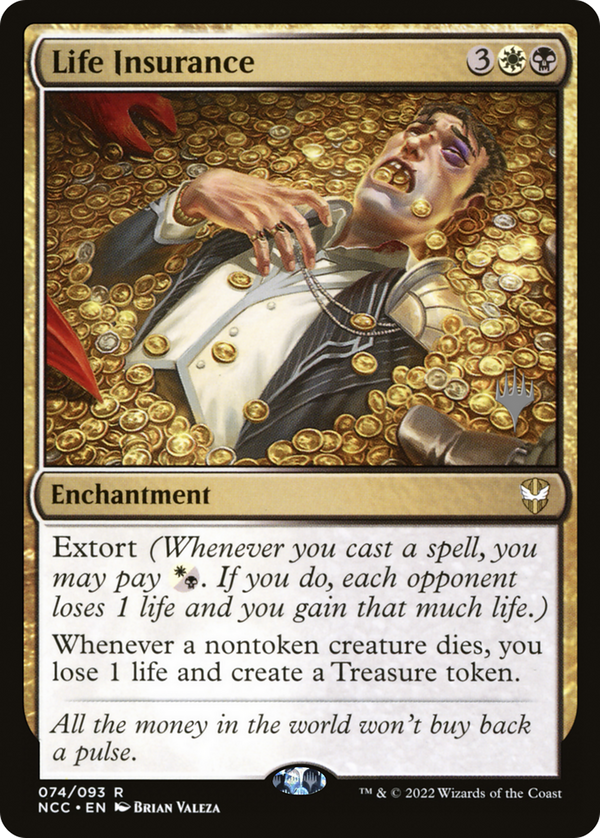 Life Insurance (PPSNC-074) - New Capenna Commander Promos Foil