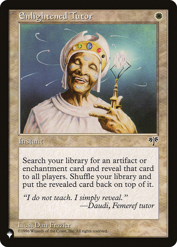 Enlightened Tutor (LIST-MIR-14) - The List