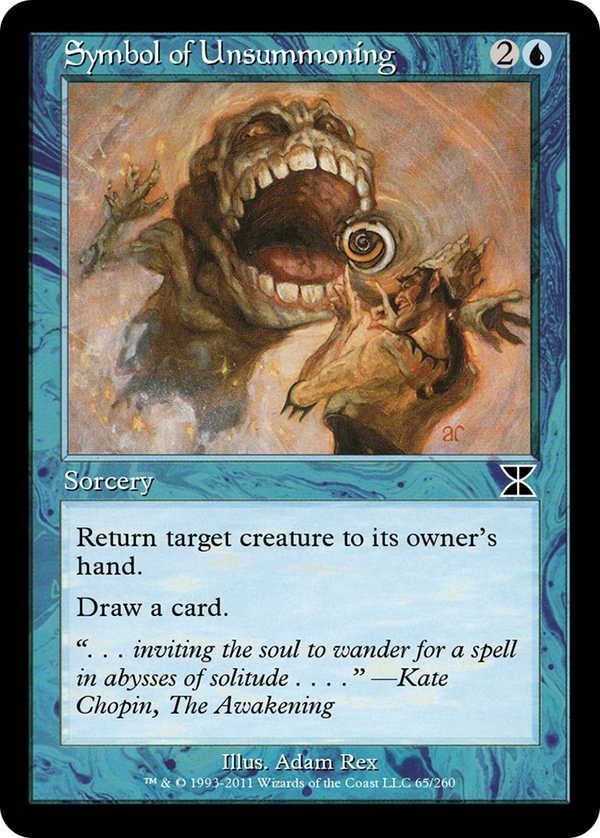 Symbol of Unsummoning (ME4-065) - Masters Edition IV Foil